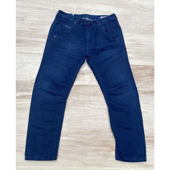 Diesel Fayza Relaxed Boyfriend Low‎ Waist Denim Jeans Men's Blue Size 30 x 32 - Picture 1 of 8